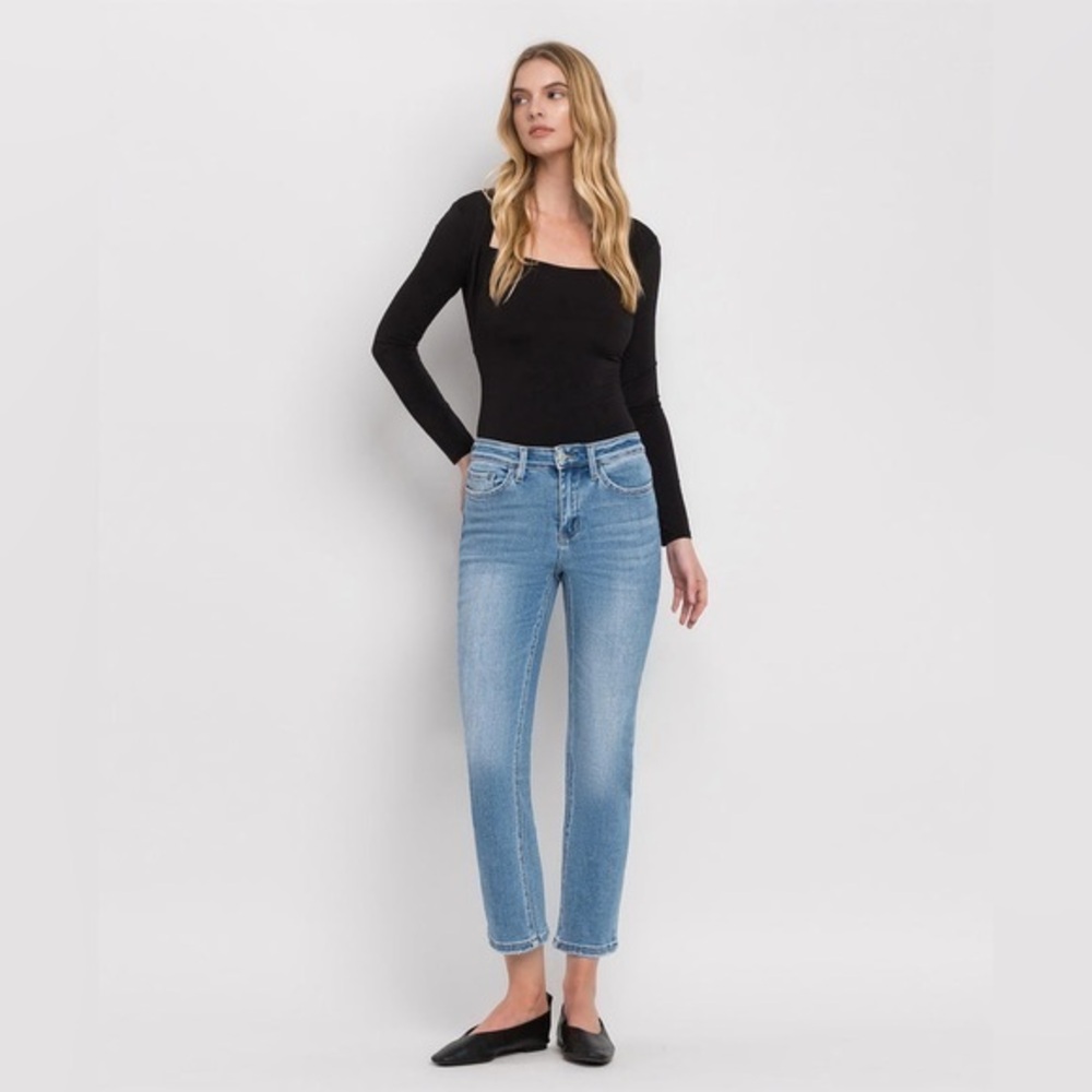 Vervet Perfect For Now High Rise Crop Slim Straight Jeans Women’s size 31 12
